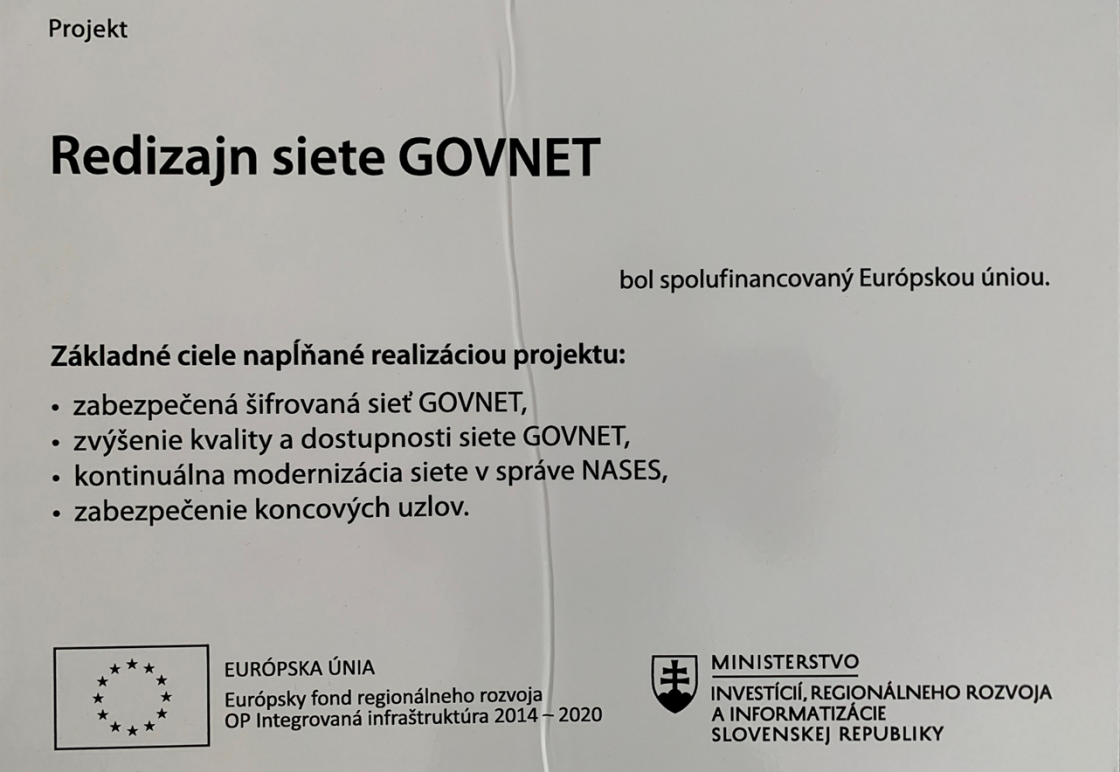 Redizajn siete GOVNET.